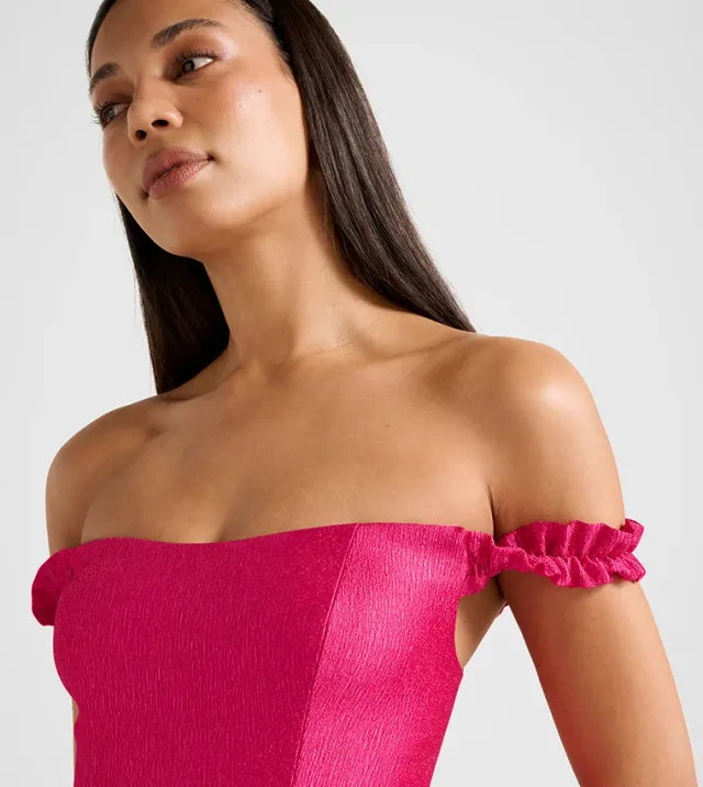 Mandy Bardot Ruffle Mini – image 4