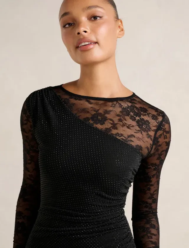 Natalie Heatseal Lace Maxi – صورة 6