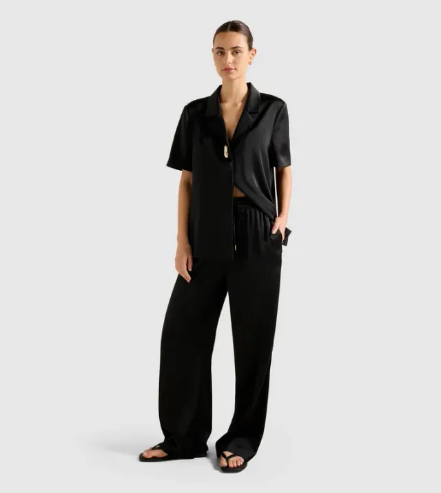Pa5631-Black Women's Pants