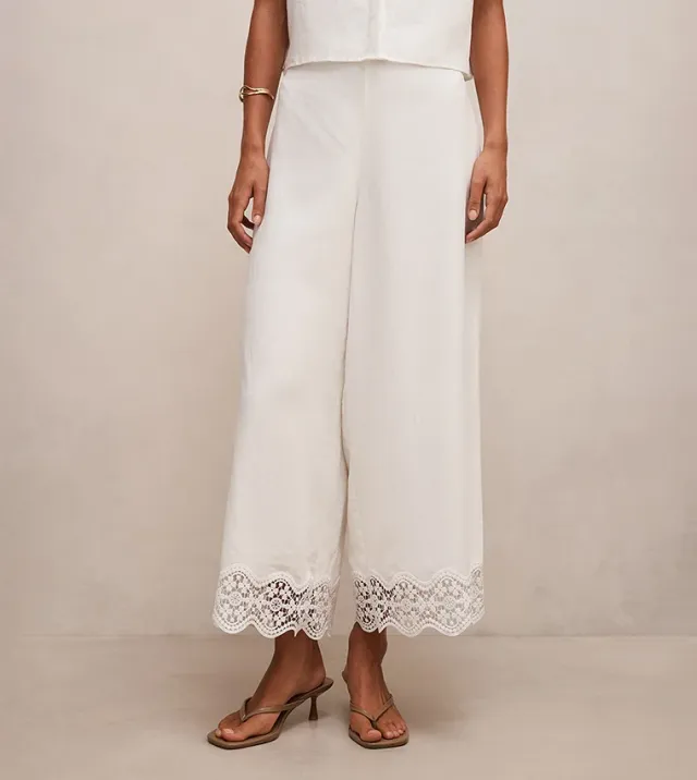 Skye Lace Trim Detail Pant