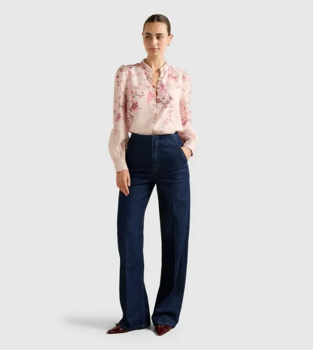 Sh13320-Fuchsia Women's Blouse – صورة 2