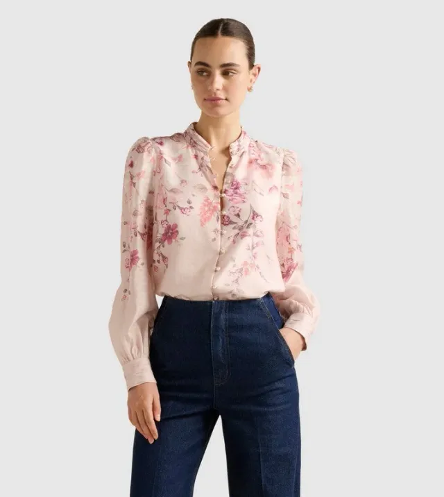 Sh13320-Fuchsia Women's Blouse