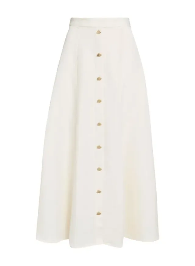 Foster Button Maxi Skirt – image 6