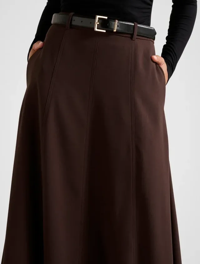 CELINE Belted Midi Skirt – image 3