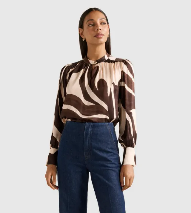 Kai Gathered Detail Blouse