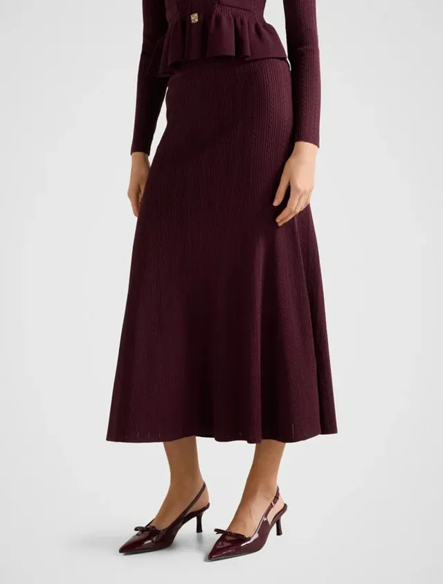 Kn7540-Plum Women's Shrug – image 5