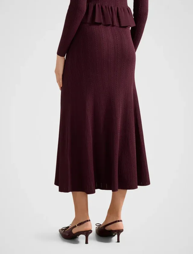 Kn7540-Plum Women's Shrug – image 3