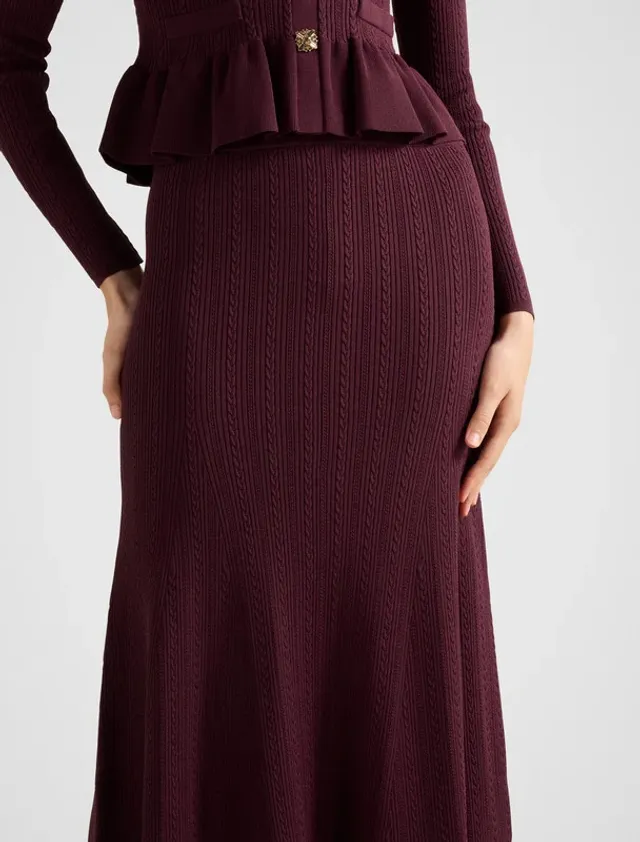 Kn7540-Plum Women's Shrug – image 4