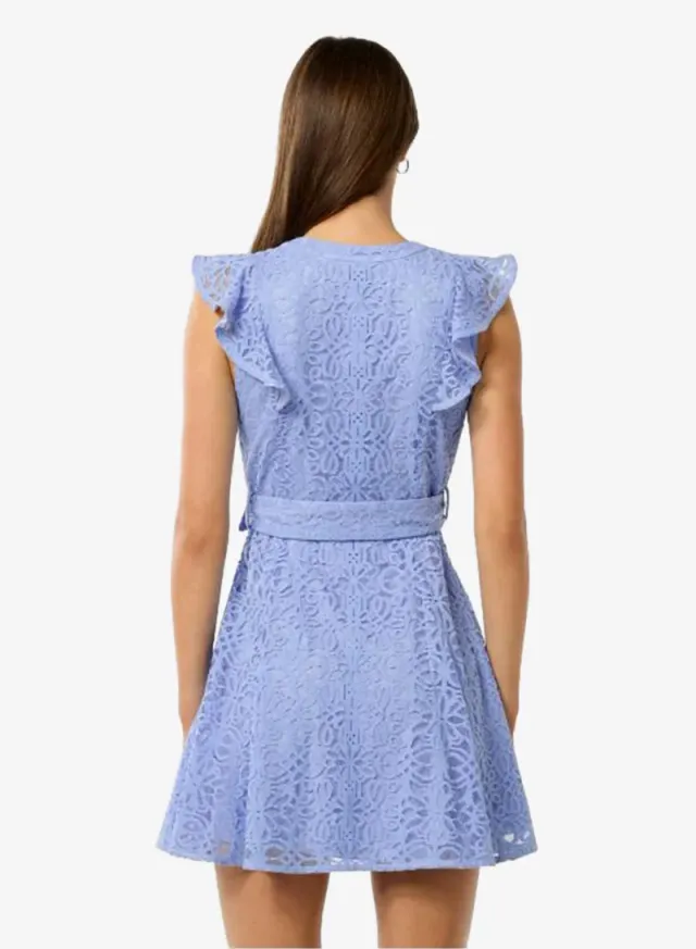 Sinead Belted Lace Detailed Mini Dress – image 2