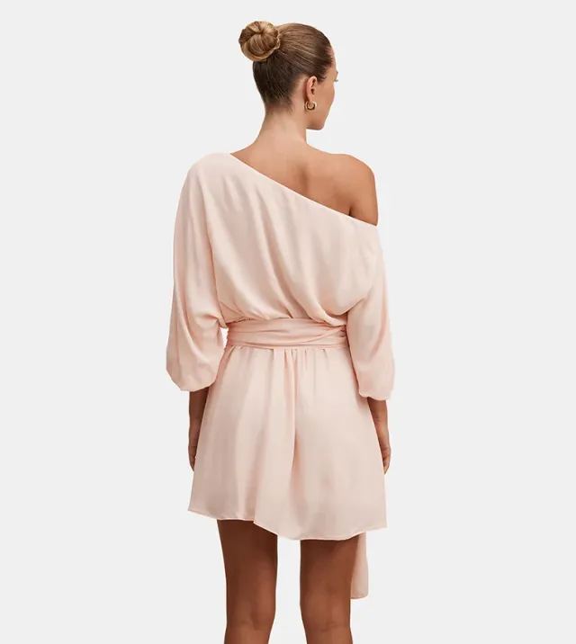 Sammy Tipped Draped Mini Dress – image 3