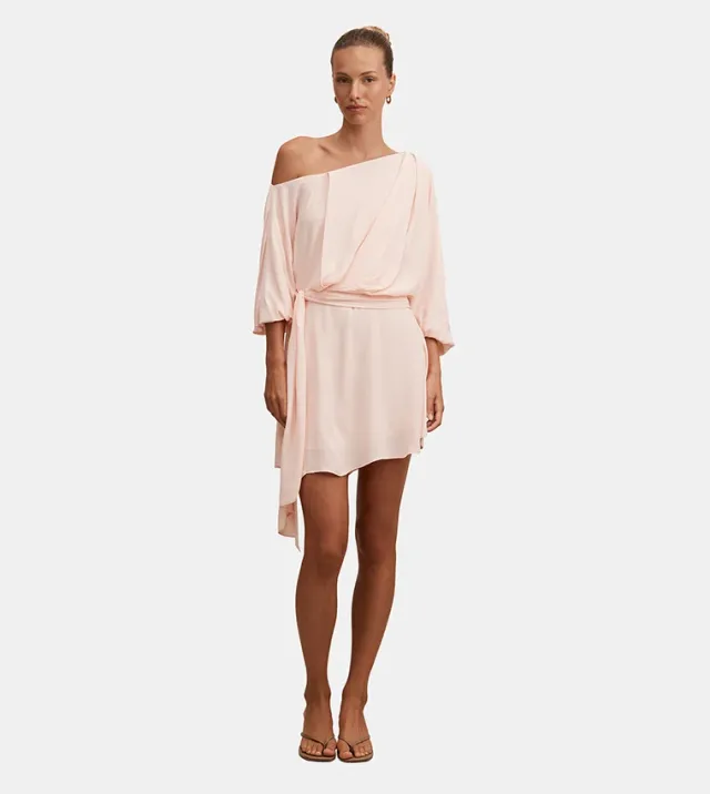 Sammy Tipped Draped Mini Dress – image 5