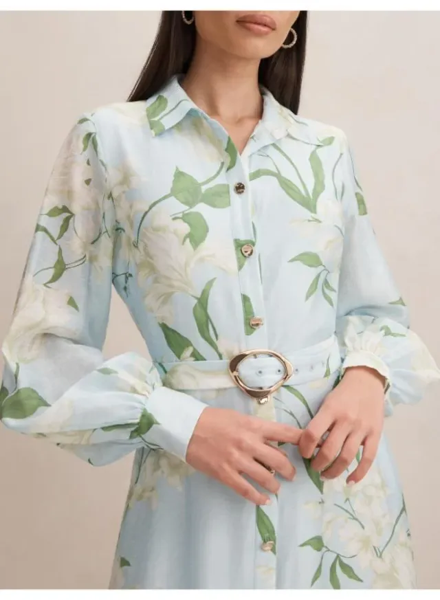 Freya Printed Shirt Dress – image 3