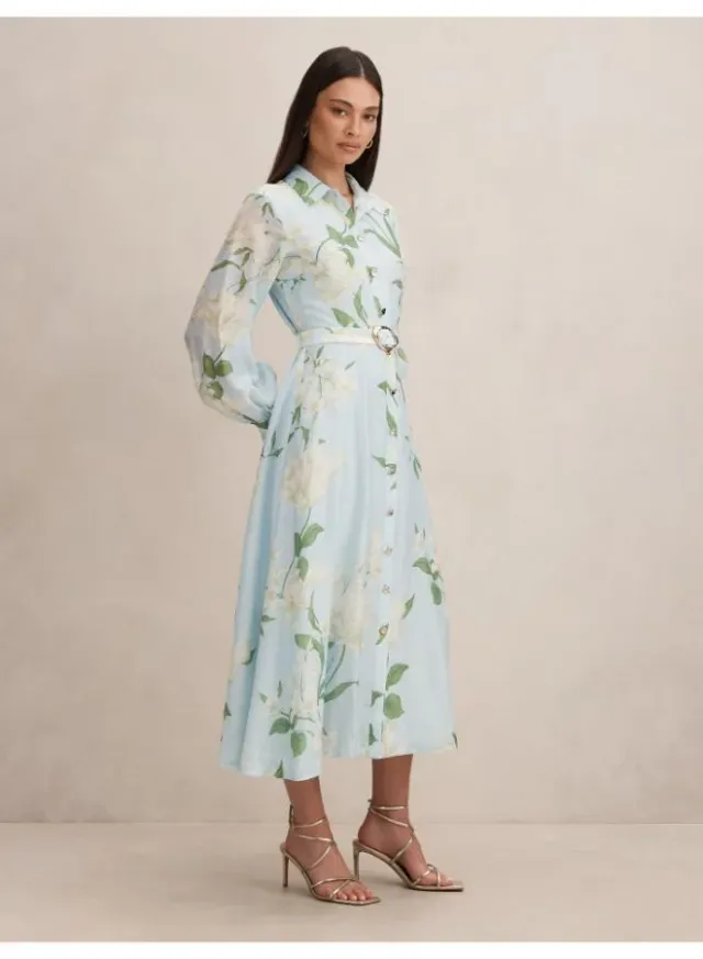 Freya Printed Shirt Dress – image 4