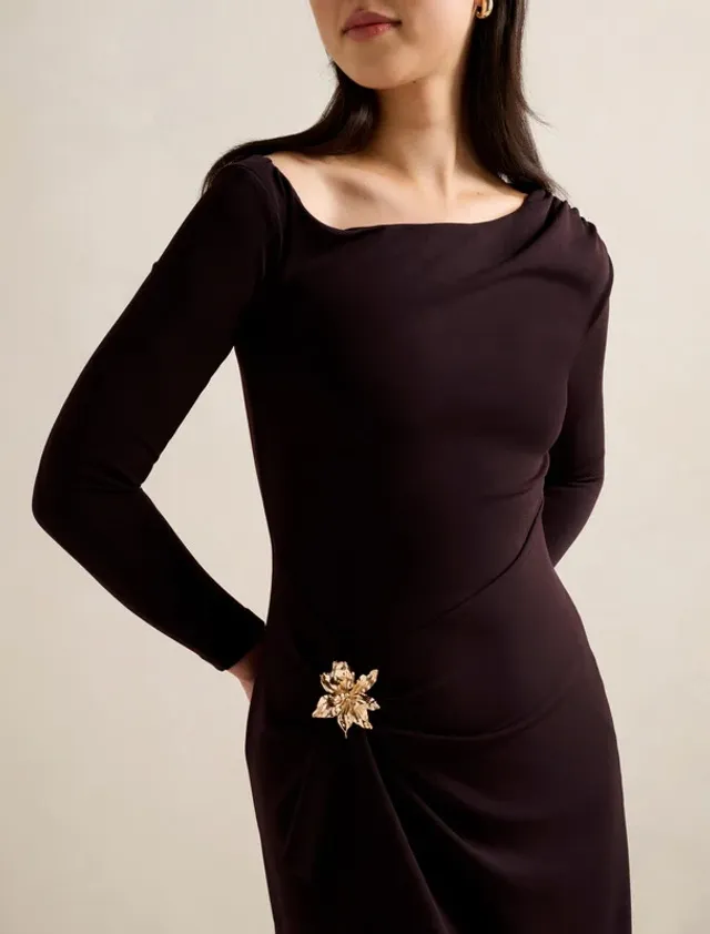 Maya Long Sleeve Ruffle Maxi – image 3