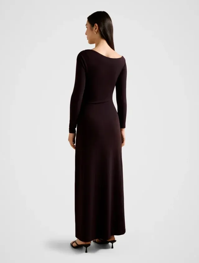Maya Long Sleeve Ruffle Maxi – صورة 4