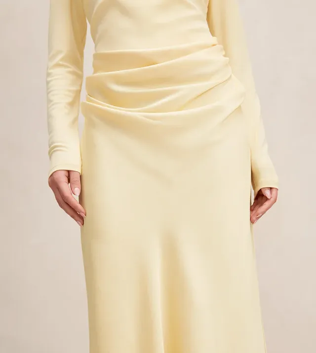 Briella Boat Neck Drape Maxi – صورة 4