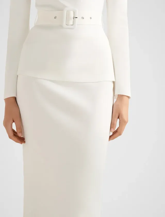 Arabella Knit Midi Skirt – صورة 4