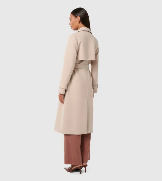 LEANNE Crepe Trench Coat – صورة 3