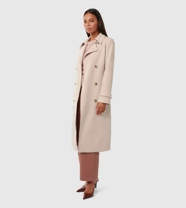 LEANNE Crepe Trench Coat – صورة 5