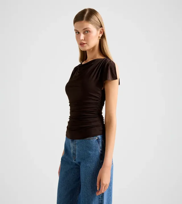 Stormi Spliced Shoulder Top – صورة 2