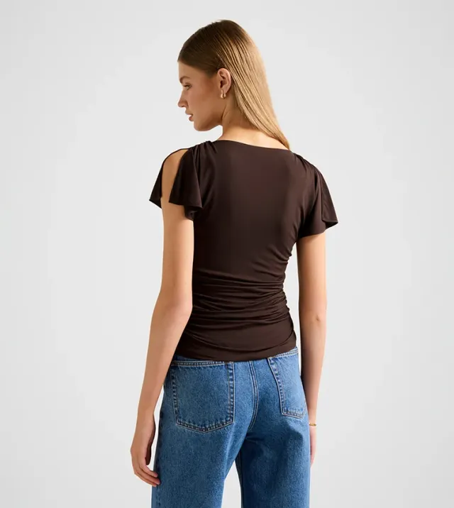 Stormi Spliced Shoulder Top – صورة 3