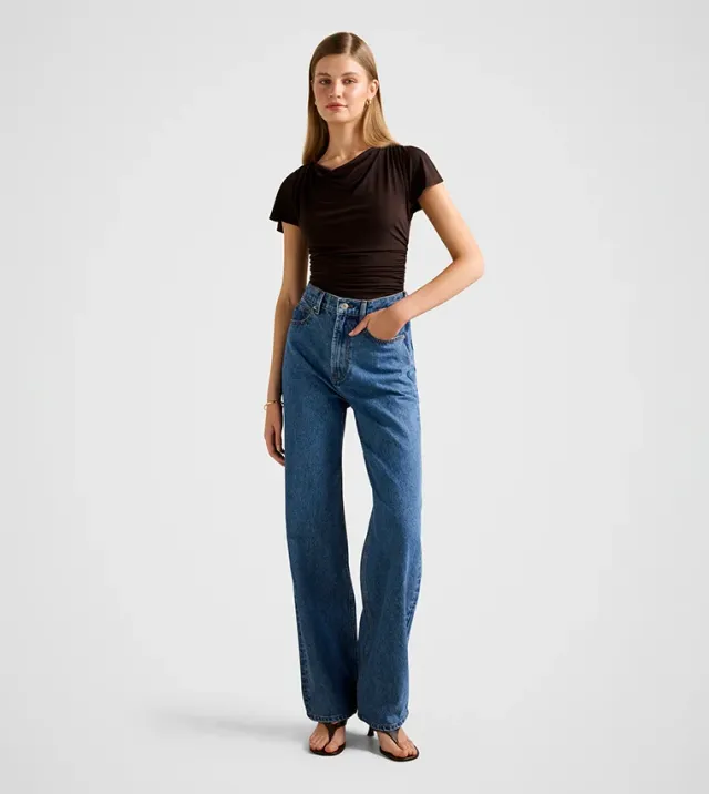 Stormi Spliced Shoulder Top – صورة 5