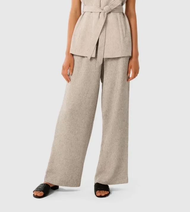 Jackie Textured Wide Leg Pant – image 2