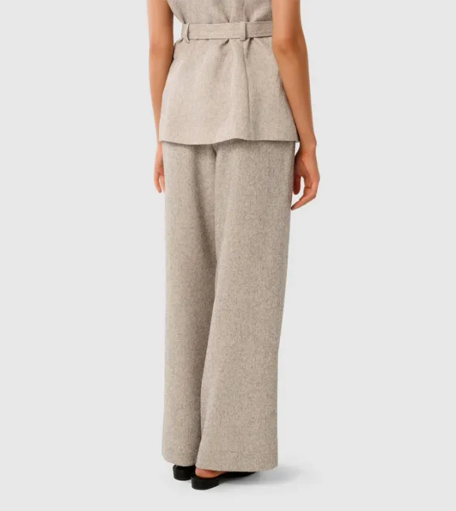 Jackie Textured Wide Leg Pant – image 3