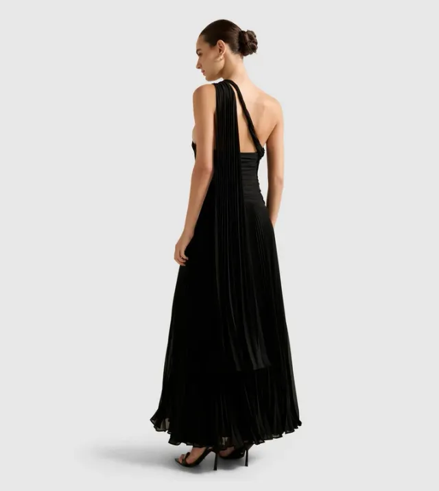 Drz20474-Black Women's Mid Dress – صورة 2