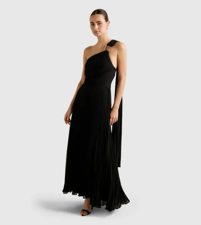 Drz20474-Black Women's Mid Dress – صورة 4