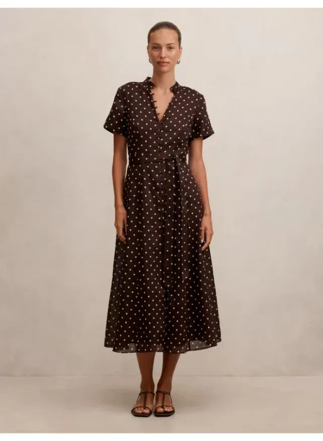 Therese Short Sleeve Midi Dress