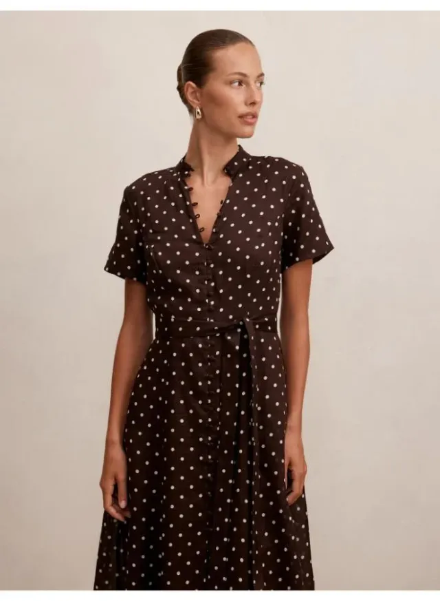Therese Short Sleeve Midi Dress – image 3