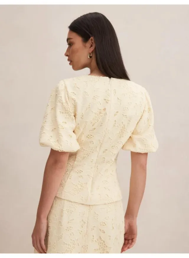 Elora Puff Sleeve Top – image 2