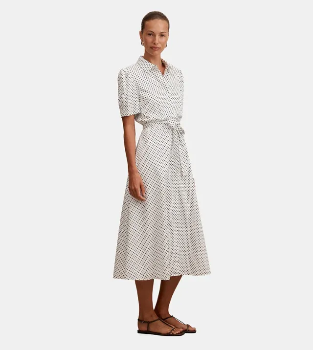 Harper Draw Cord Midi Dress – صورة 2