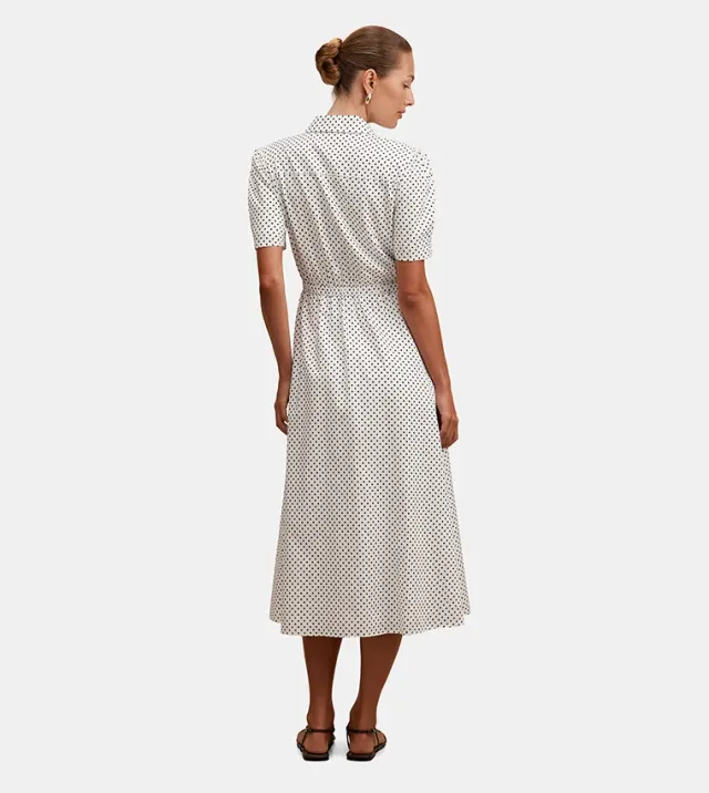 Harper Draw Cord Midi Dress – صورة 3