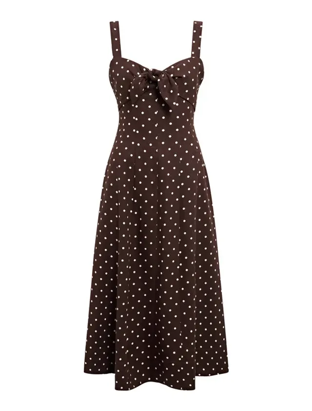 Kara Petite Tie Front Linen Midi – image 6