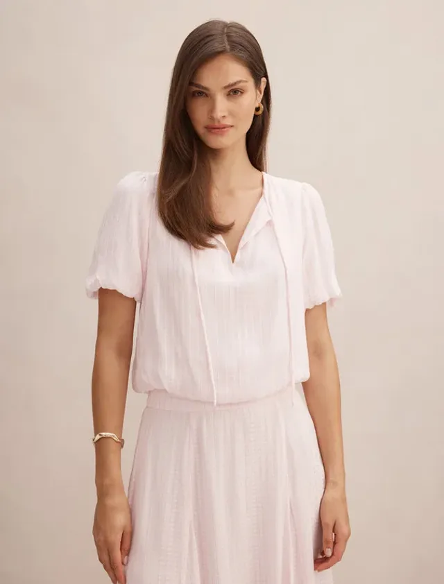 Jordan Bubble Hem Top