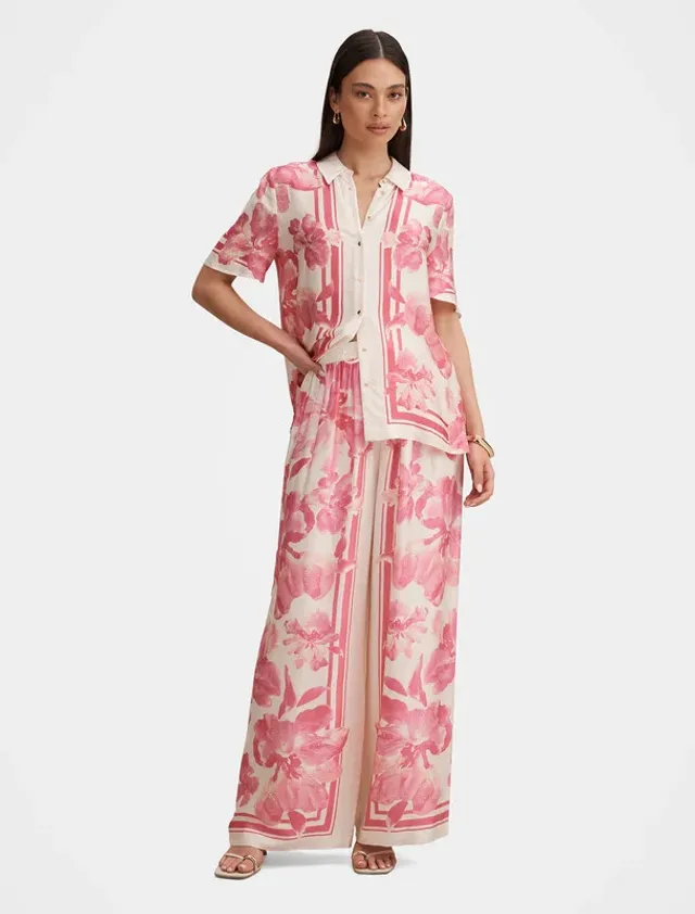 Pa5685-Pink Women's Pants