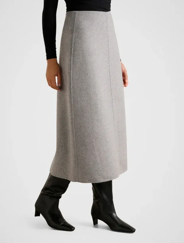 AMARA Felled Circle Midi Skirt – صورة 4