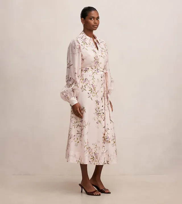 Hazel Petite Shirt Midi Dress – صورة 5