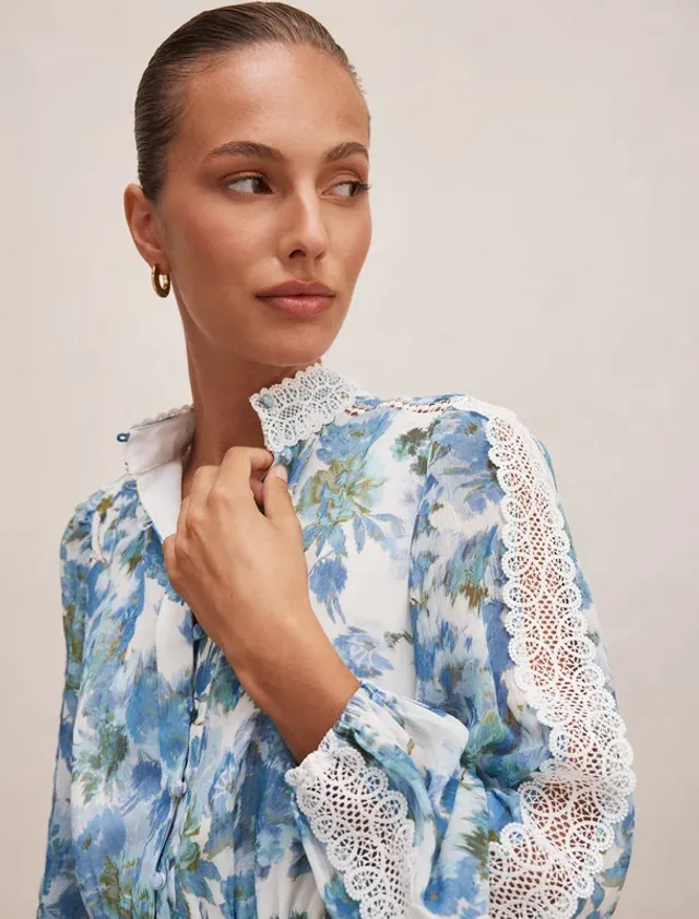 Preslee Godet Midi Dress – صورة 4