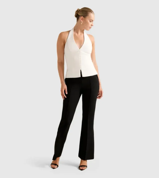 BETHANY Pintuck Flared Pants