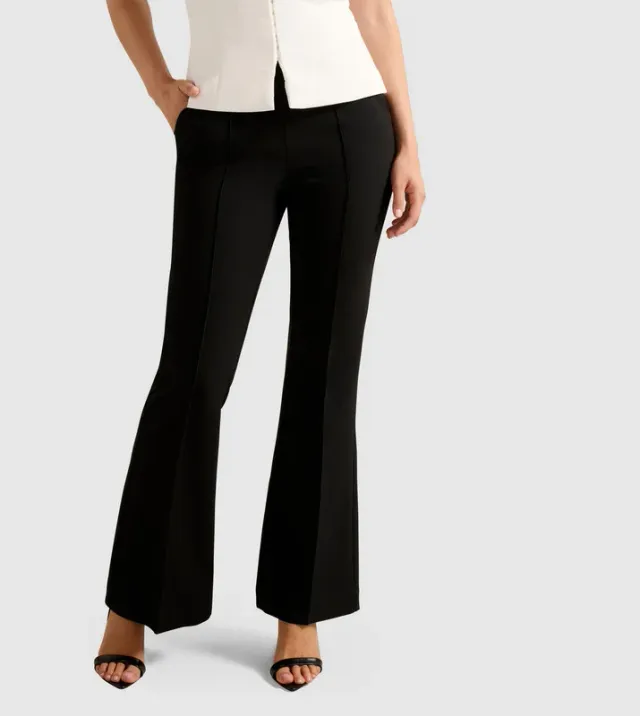 BETHANY Pintuck Flared Pants – image 4