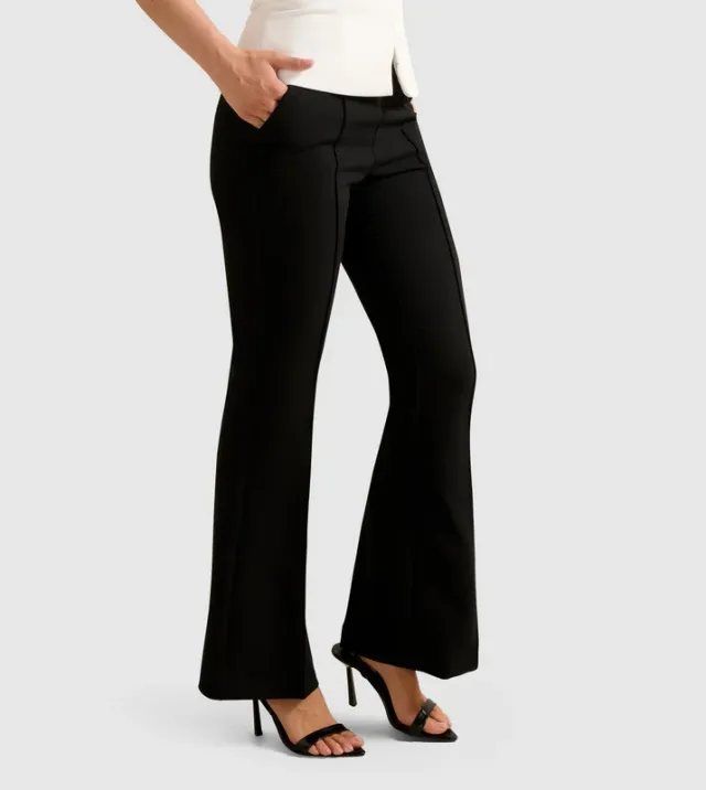BETHANY Pintuck Flared Pants – image 5