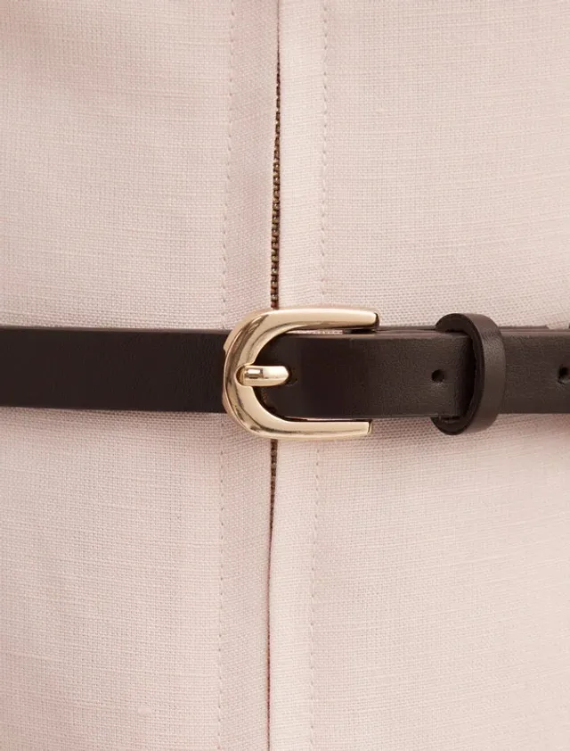 Cecila Belted Linen Top – image 4