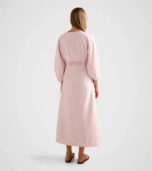 Scarlett Cocoon Sleeve Midi Dress – صورة 3