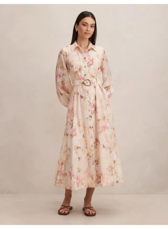 Terese Printed Shirt Dress