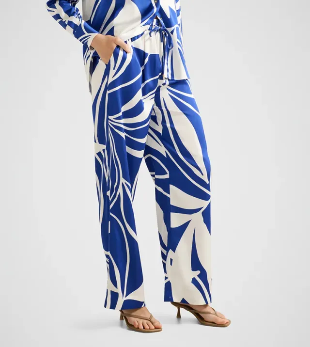 Jenna Drawstring Wide Leg Pant – صورة 2