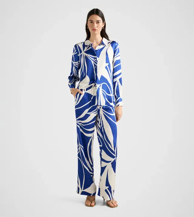 Jenna Drawstring Wide Leg Pant – صورة 5