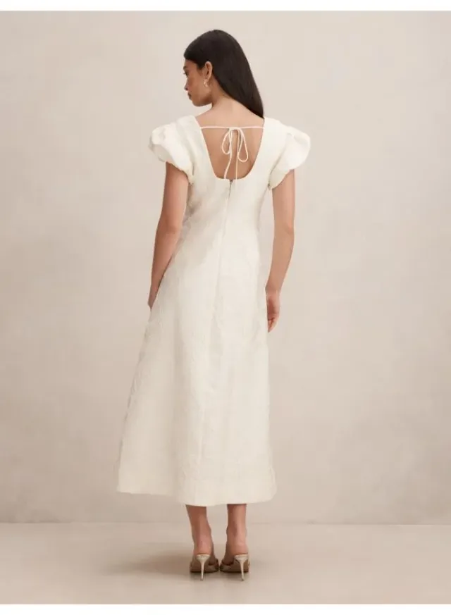 Lily Scoop Jacquard Midi – image 2